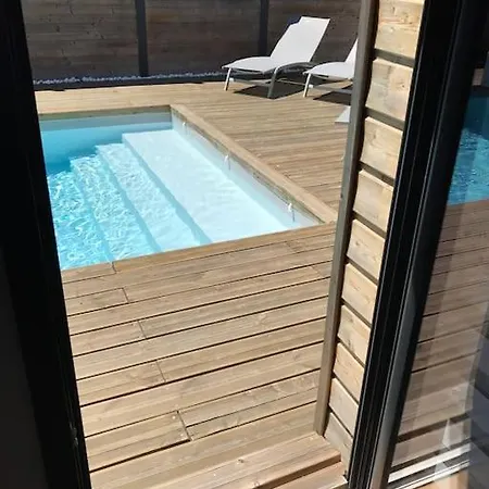 En Bois Moderne Avec Piscine Chauffee Villa La Teste-de-Buch
